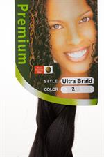 Ultra Braid fletning hår ca. 200 gr FARVE 2